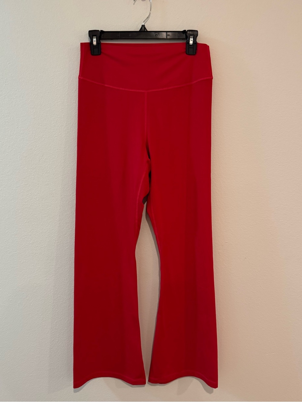 PINK Women’s Red High-Waist Flared Pants